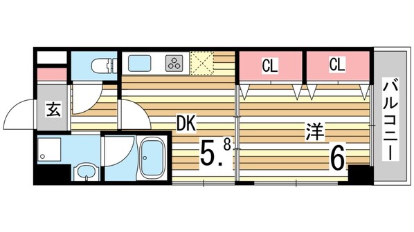 御影駅 徒歩7分 2階の物件間取画像